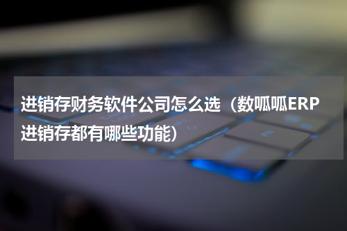 进销存财务软件公司怎么选（数呱呱ERP进销存都有哪些功能）
