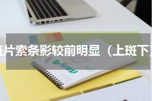 斑片索条影较前明显（上斑下）