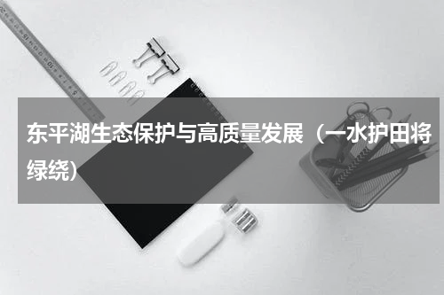 东平湖生态保护与高质量发展（一水护田将绿绕）