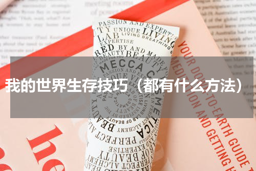 我的世界生存技巧（都有什么方法）