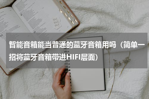 智能音箱能当普通的蓝牙音箱用吗（简单一招将蓝牙音箱带进HIFI层面）