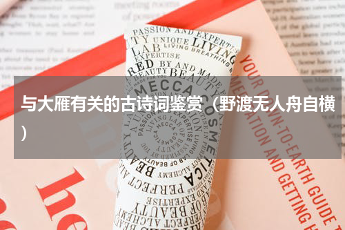 与大雁有关的古诗词鉴赏（野渡无人舟自横）