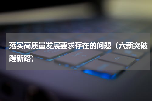 落实高质量发展要求存在的问题（六新突破蹚新路）