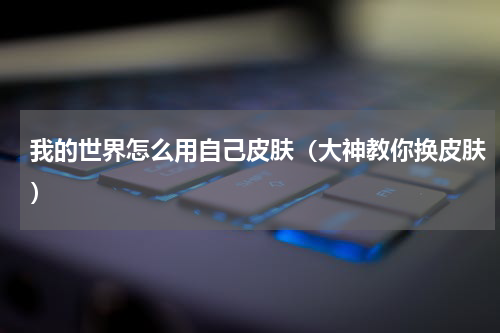 我的世界怎么用自己皮肤（大神教你换皮肤）