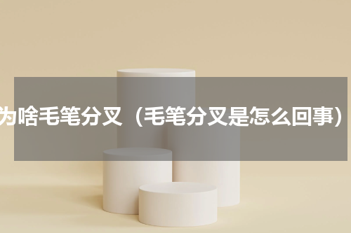 为啥毛笔分叉（毛笔分叉是怎么回事）