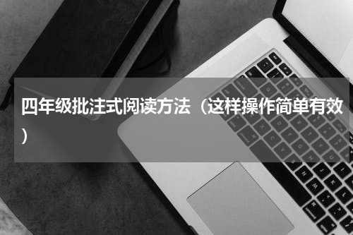 四年级批注式阅读方法（这样操作简单有效）