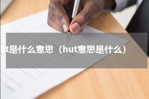 hut是什么意思（hut意思是什么）