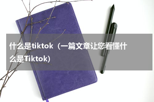 什么是tiktok（一篇文章让您看懂什么是Tiktok）
