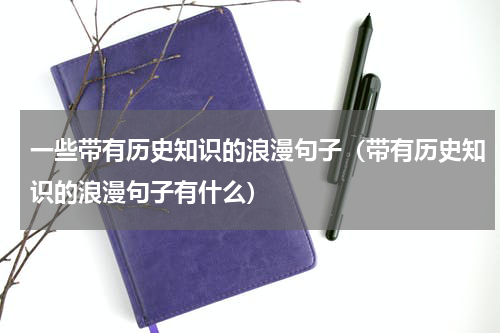 一些带有历史知识的浪漫句子（带有历史知识的浪漫句子有什么）