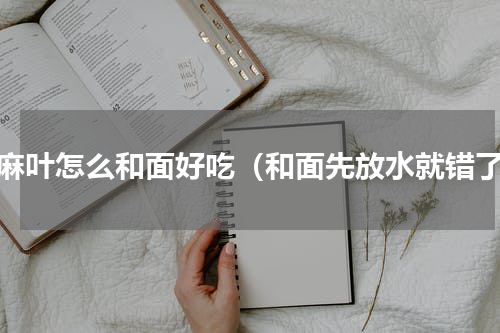 炸麻叶怎么和面好吃（和面先放水就错了）