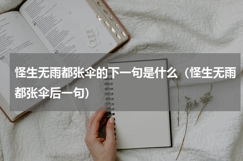怪生无雨都张伞的下一句是什么（怪生无雨都张伞后一句）