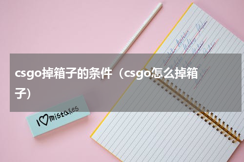 csgo掉箱子的条件（csgo怎么掉箱子）