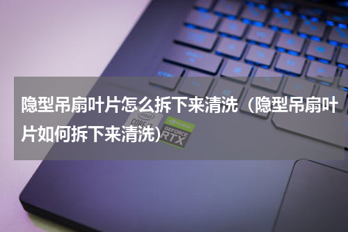 隐型吊扇叶片怎么拆下来清洗（隐型吊扇叶片如何拆下来清洗）