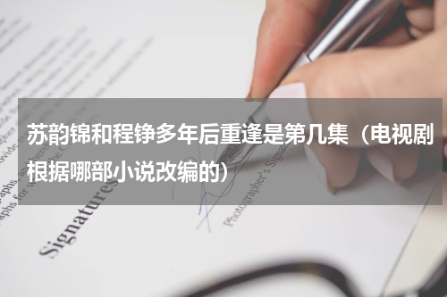 苏韵锦和程铮多年后重逢是第几集（电视剧根据哪部小说改编的）