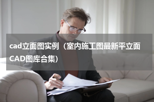 cad立面图实例（室内施工图最新平立面CAD图库合集）