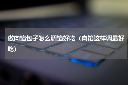 做肉馅包子怎么调馅好吃（肉馅这样调最好吃）