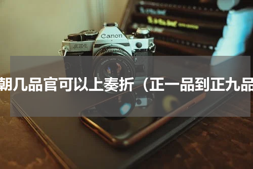 清朝几品官可以上奏折（正一品到正九品）