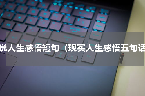 佛说人生感悟短句（现实人生感悟五句话）