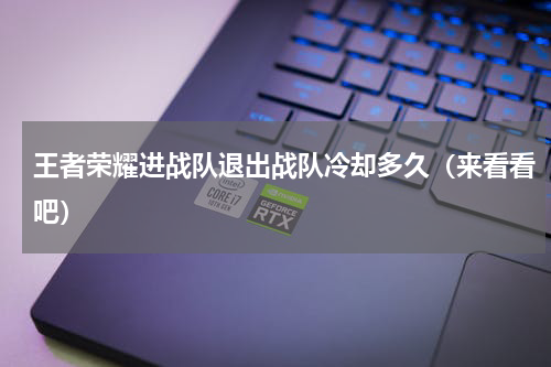 王者荣耀进战队退出战队冷却多久（来看看吧）