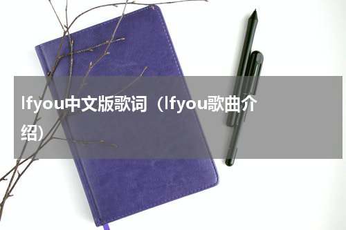 lfyou中文版歌词（lfyou歌曲介绍）