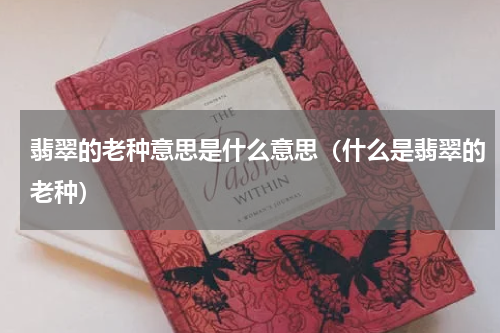 翡翠的老种意思是什么意思（什么是翡翠的老种）