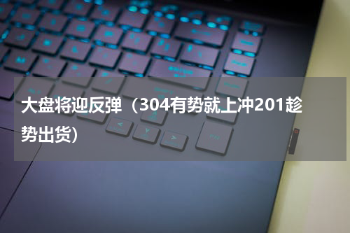 大盘将迎反弹（304有势就上冲201趁势出货）