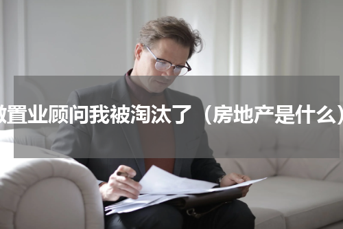 做置业顾问我被淘汰了（房地产是什么）