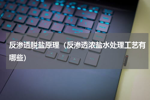 反渗透脱盐原理（反渗透浓盐水处理工艺有哪些）