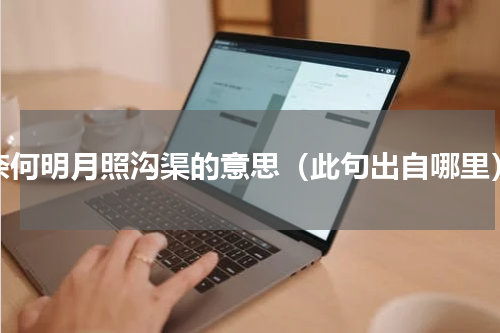 奈何明月照沟渠的意思（此句出自哪里）