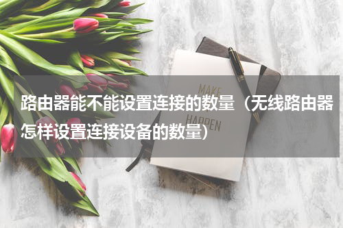路由器能不能设置连接的数量（无线路由器怎样设置连接设备的数量）