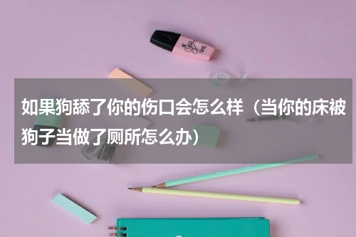 如果狗舔了你的伤口会怎么样（当你的床被狗子当做了厕所怎么办）