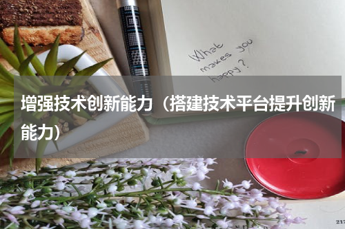增强技术创新能力（搭建技术平台提升创新能力）