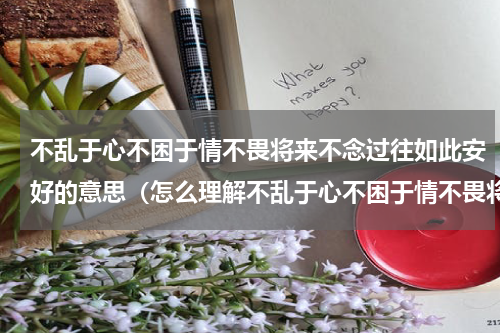 不乱于心不困于情不畏将来不念过往如此安好的意思（怎么理解不乱于心不困于情不畏将来）