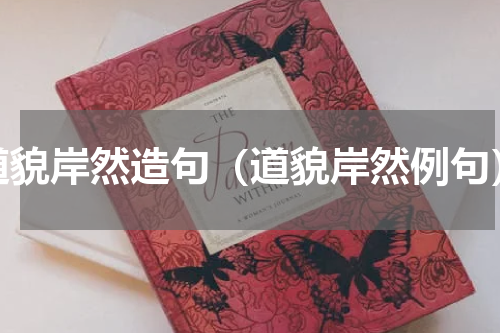 道貌岸然造句（道貌岸然例句）