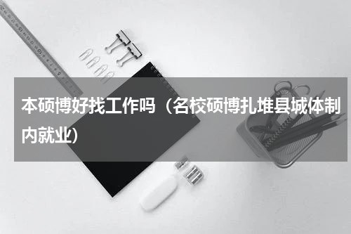 本硕博好找工作吗（名校硕博扎堆县城体制内就业）