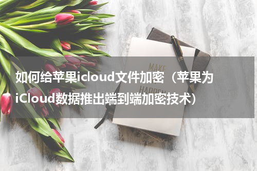 如何给苹果icloud文件加密（苹果为iCloud数据推出端到端加密技术）