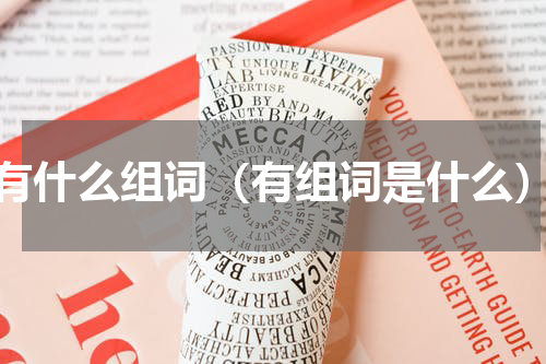 有什么组词（有组词是什么）