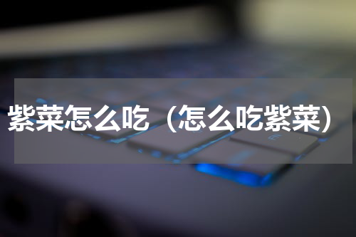 紫菜怎么吃（怎么吃紫菜）