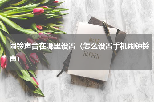 闹铃声音在哪里设置（怎么设置手机闹钟铃声）