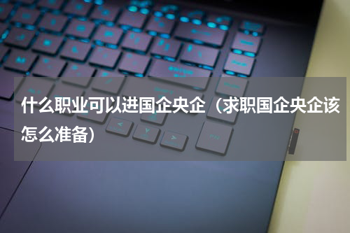 什么职业可以进国企央企（求职国企央企该怎么准备）