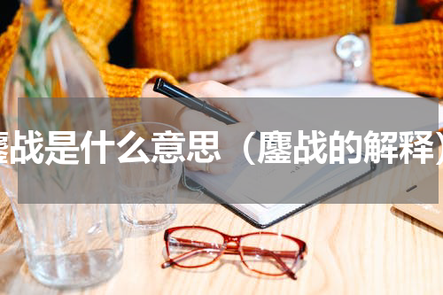 鏖战是什么意思（鏖战的解释）