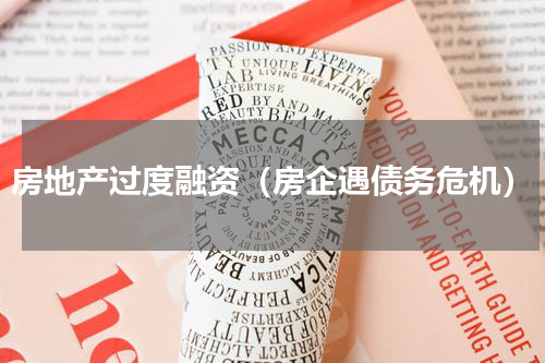 房地产过度融资（房企遇债务危机）