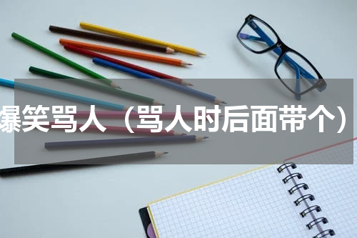 爆笑骂人（骂人时后面带个）