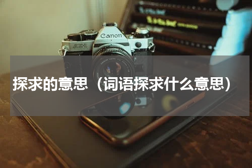 探求的意思（词语探求什么意思）