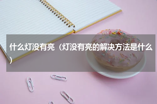 什么灯没有亮（灯没有亮的解决方法是什么）
