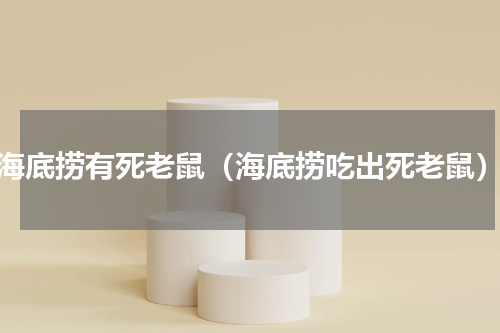 海底捞有死老鼠（海底捞吃出死老鼠）