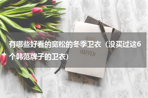 有哪些好看的宽松的冬季卫衣（没买过这6个韩范牌子的卫衣）