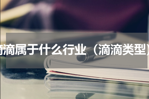 滴滴属于什么行业（滴滴类型）