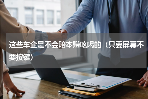 这些车企是不会赔本赚吆喝的（只要屏幕不要按键）