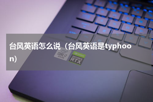 台风英语怎么说（台风英语是typhoon）